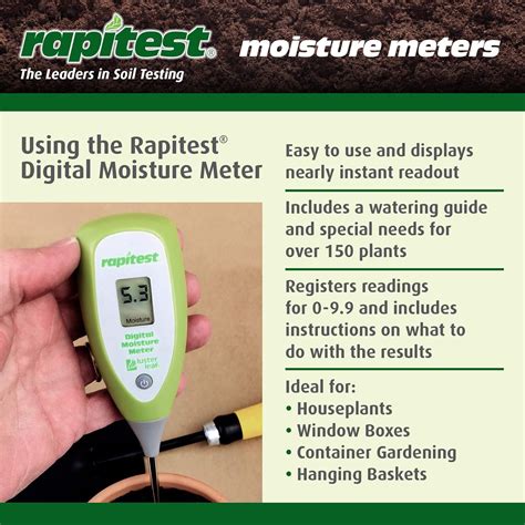 custom best moisture meter for plants|rapitest moisture meter chart.